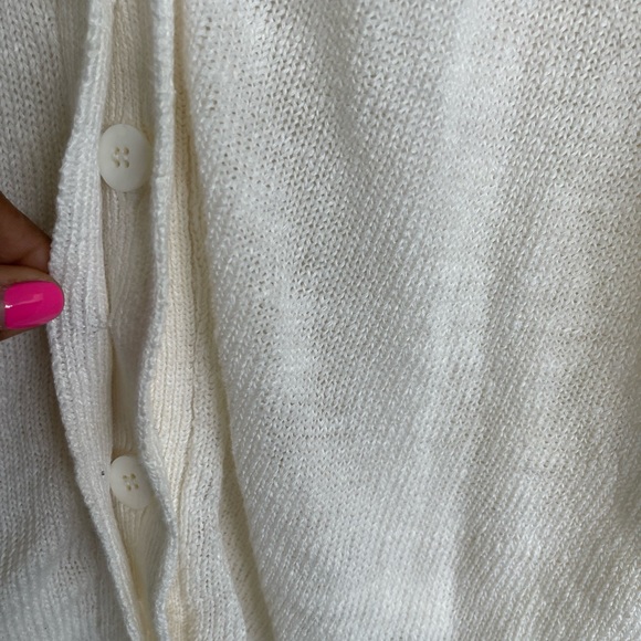 EUC Brochu Walker Linen Cardigan size Small - Picture 5 of 11